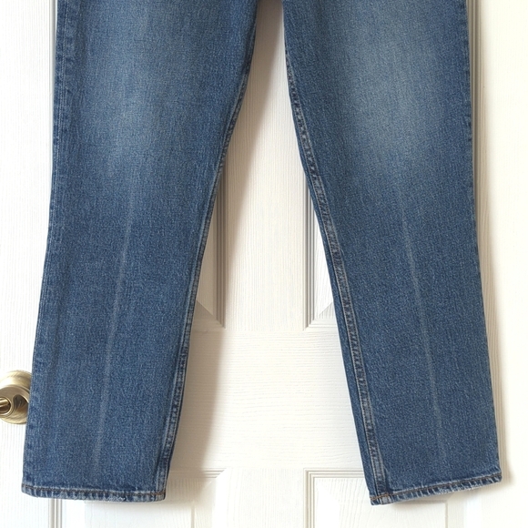 Rag & Bone Wren High Rise Slim Fit Straight Leg Ankle Cropped Jeans Huntley 29 - Picture 3 of 16